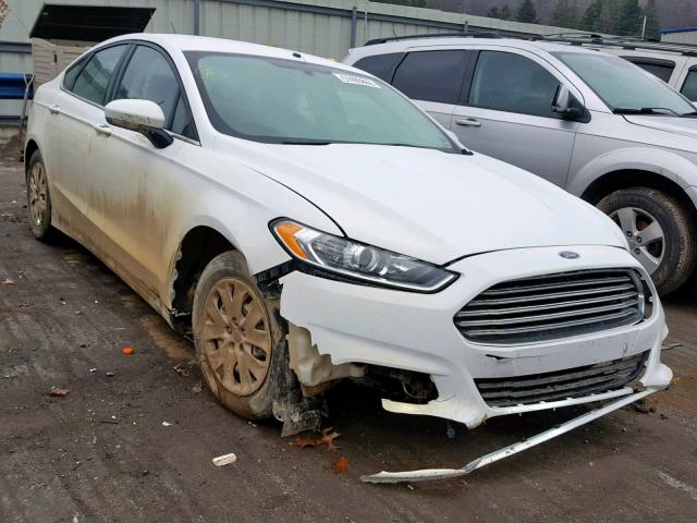 3FA6P0G71ER307893 - 2014 FORD FUSION S WHITE photo 1