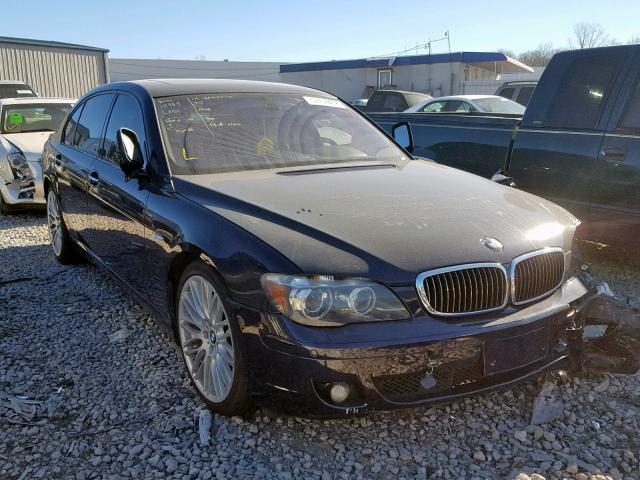 WBAHN83537DT74189 - 2007 BMW 750 BLACK photo 1