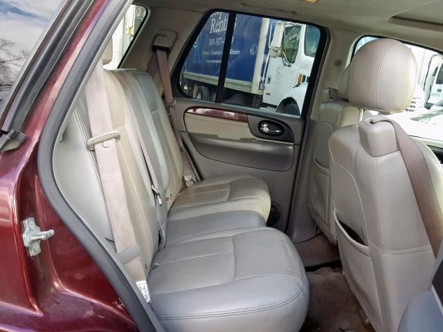 1GKDT13S272120705 - 2007 GMC ENVOY MAROON photo 6