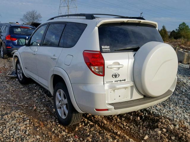 JTMBD31V175094086 - 2007 TOYOTA RAV4 LIMIT WHITE photo 3