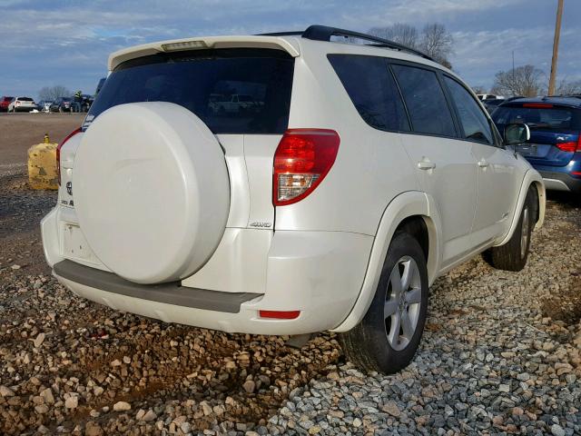 JTMBD31V175094086 - 2007 TOYOTA RAV4 LIMIT WHITE photo 4