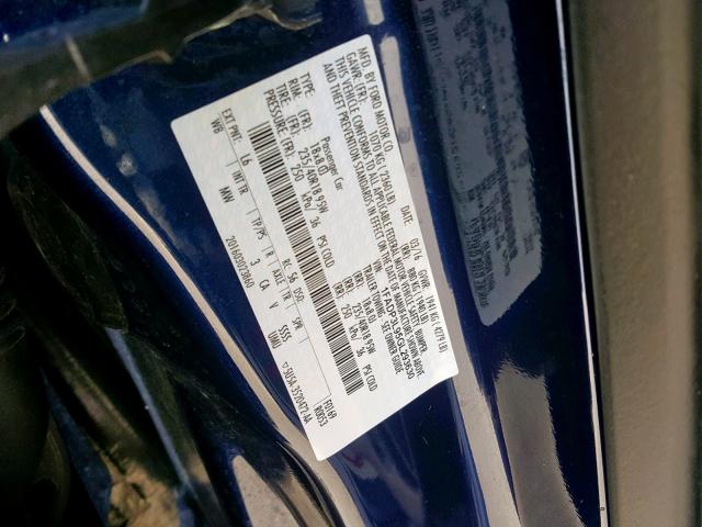 1FADP3L95GL293630 - 2016 FORD FOCUS ST BLUE photo 10