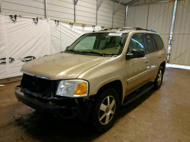 1GKDT13S942278017 - 2004 GMC ENVOY TAN photo 2