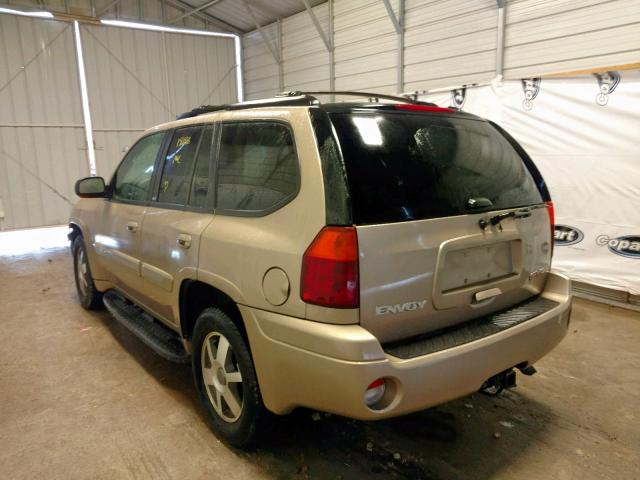 1GKDT13S942278017 - 2004 GMC ENVOY TAN photo 3