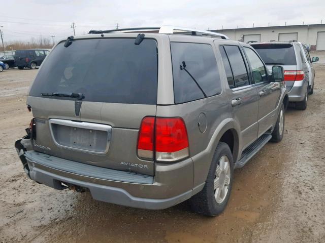 5LMEU88H14ZJ51779 - 2004 LINCOLN AVIATOR 棕色 照片 4