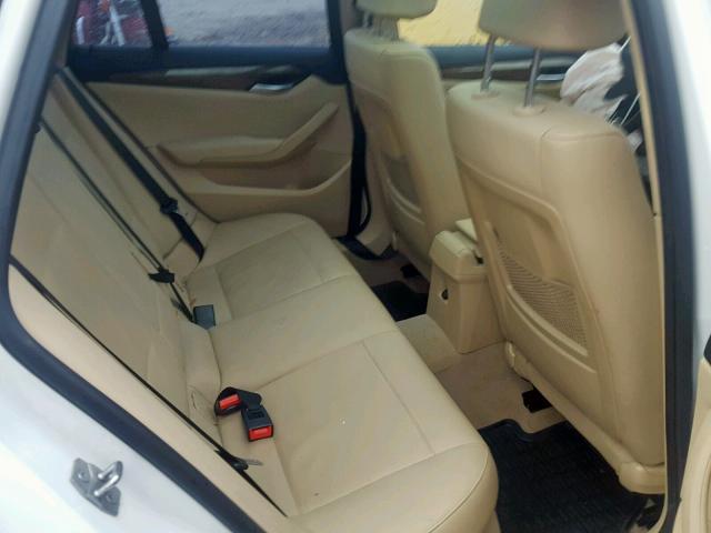 WBAVM5C58FVV94571 - 2015 BMW X1 XDRIVE3 WHITE photo 6