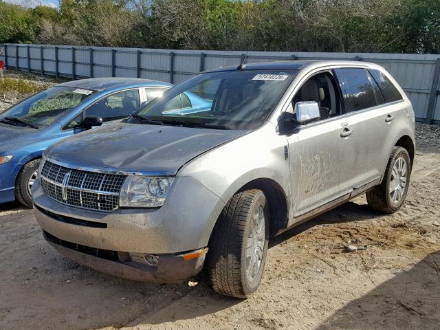 2LMDU68C68BJ40362 - 2008 LINCOLN MKX SILVER photo 2