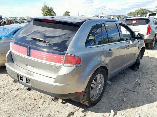 2LMDU68C68BJ40362 - 2008 LINCOLN MKX SILVER photo 4