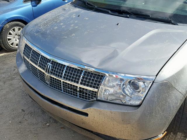 2LMDU68C68BJ40362 - 2008 LINCOLN MKX SILVER photo 9