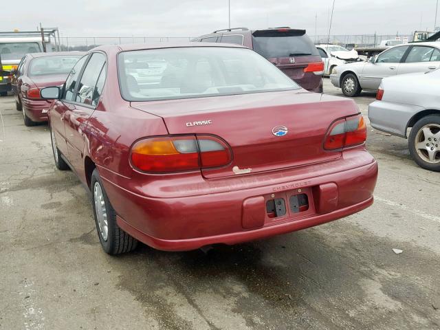 1G1ND52F94M692128 - 2004 CHEVROLET CLASSIC MAROON photo 3