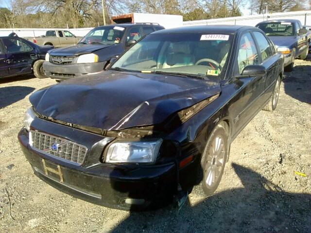 YV1TS91Z241356145 - 2004 VOLVO S80 T6 BLACK photo 2