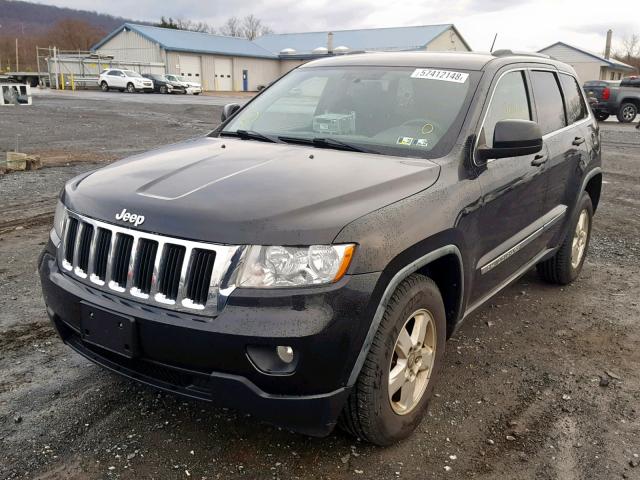 1J4RR4GG7BC506895 - 2011 JEEP GRAND CHER BLACK photo 2