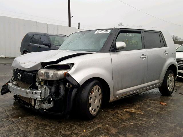 JTLKE50E281026211 - 2008 TOYOTA SCION XB ვერცხლისფერი ფოტო 2