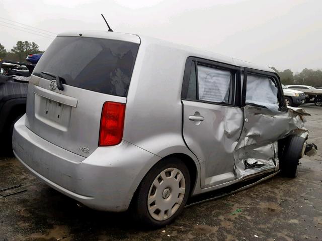 JTLKE50E281026211 - 2008 TOYOTA SCION XB ვერცხლისფერი ფოტო 4