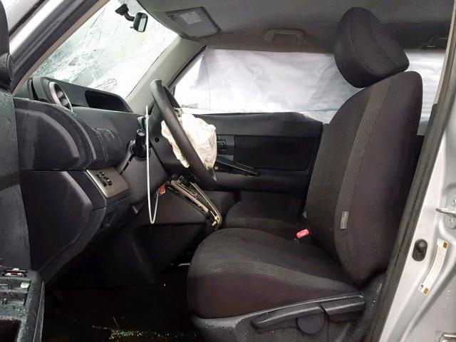 JTLKE50E281026211 - 2008 TOYOTA SCION XB ვერცხლისფერი ფოტო 5