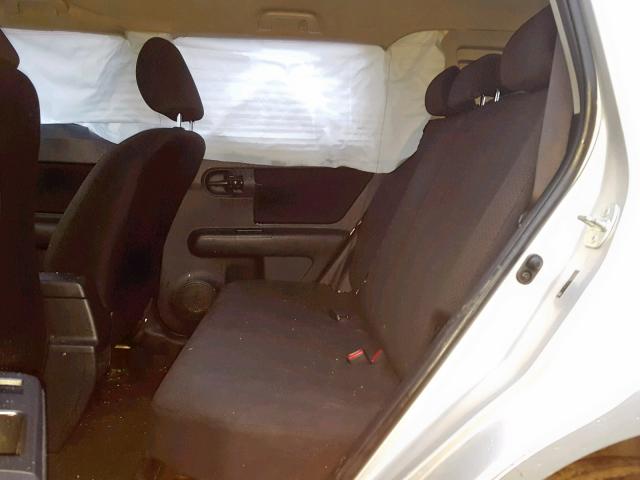 JTLKE50E281026211 - 2008 TOYOTA SCION XB ვერცხლისფერი ფოტო 6