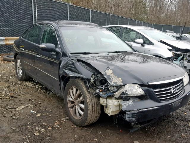 KMHFC46F67A241596 - 2007 HYUNDAI AZERA SE BLACK photo 9