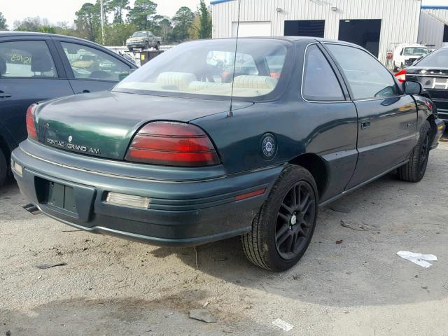 1G2NE15DXSM627135 - 1995 PONTIAC GRAND AM S GREEN photo 4