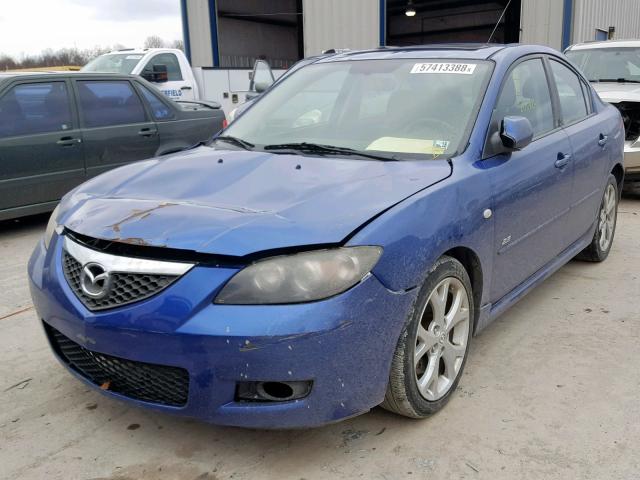 JM1BK324671681189 - 2007 MAZDA 3 S BLUE photo 2