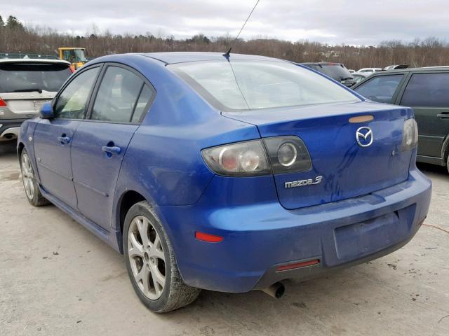 JM1BK324671681189 - 2007 MAZDA 3 S BLUE photo 3