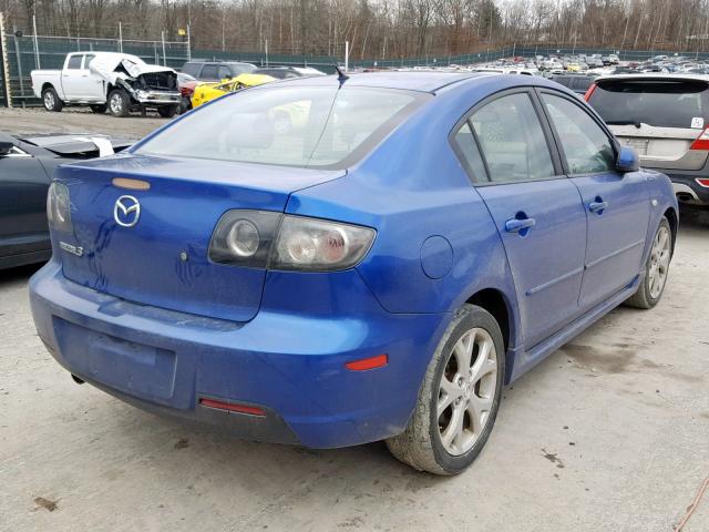 JM1BK324671681189 - 2007 MAZDA 3 S BLUE photo 4