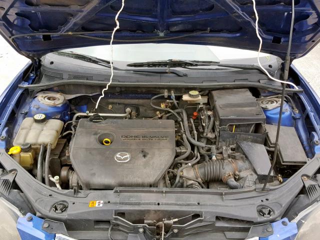 JM1BK324671681189 - 2007 MAZDA 3 S BLUE photo 7