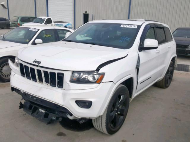 1C4RJEAG3FC174892 - 2015 JEEP GRAND CHER WHITE photo 2