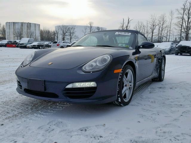 WP0CA2A8XBS710492 - 2011 PORSCHE BOXSTER BLUE photo 2