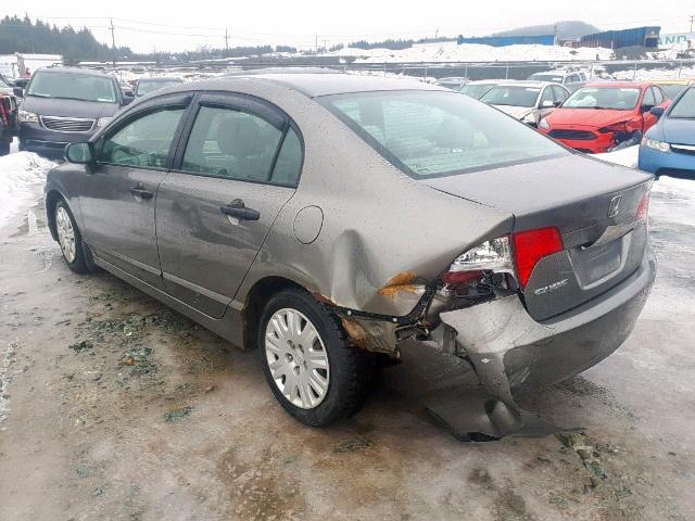 2HGFA16267H007368 - 2007 HONDA CIVIC DX GOLD photo 3