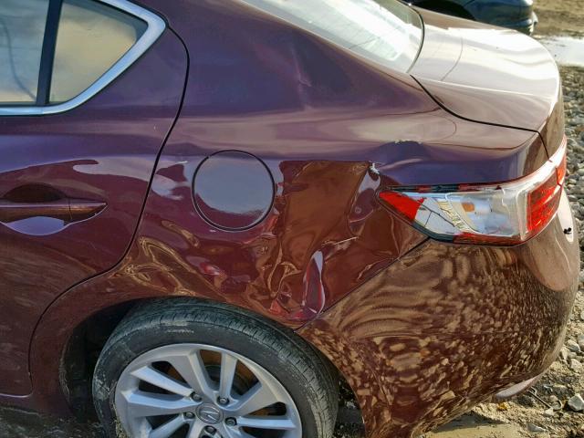 19UDE2F71GA008830 - 2016 ACURA ILX PREMIU BURGUNDY photo 9