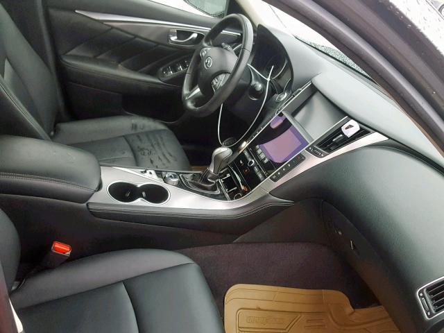 JN1BV7APXFM341375 - 2015 INFINITI Q50 BASE SILVER photo 5