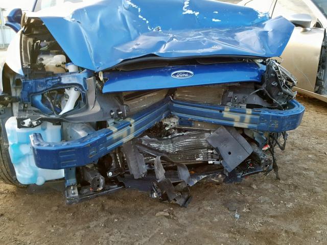 3FA6P0RUXHR265344 - 2017 FORD FUSION TIT BLUE photo 9