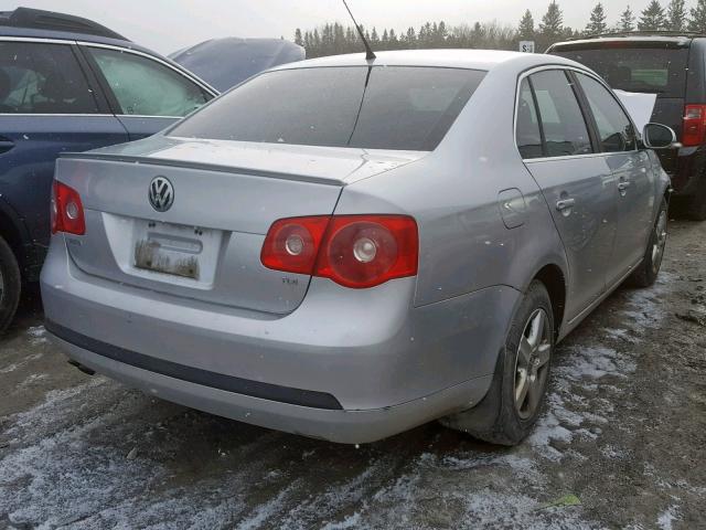 3VWGT31K76M848452 - 2006 VOLKSWAGEN JETTA TDI SILVER photo 4