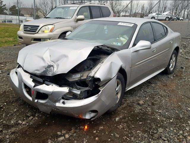2G2WP552481114987 - 2008 PONTIAC GRAND PRIX SILVER photo 2