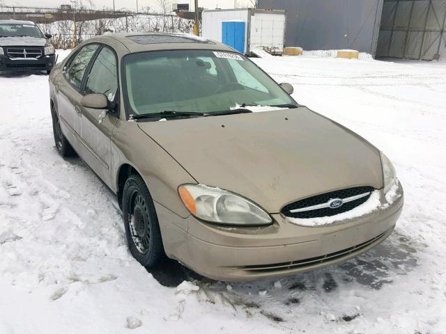 1FAFP56U63G177599 - 2003 FORD TAURUS SEL BEIGE photo 1