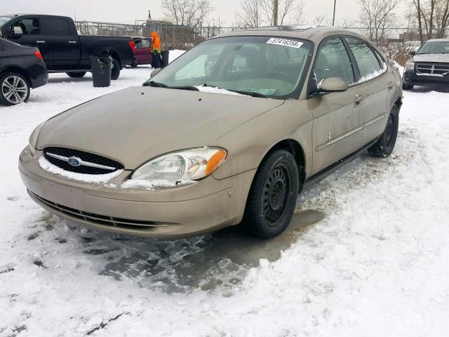 1FAFP56U63G177599 - 2003 FORD TAURUS SEL BEIGE photo 2