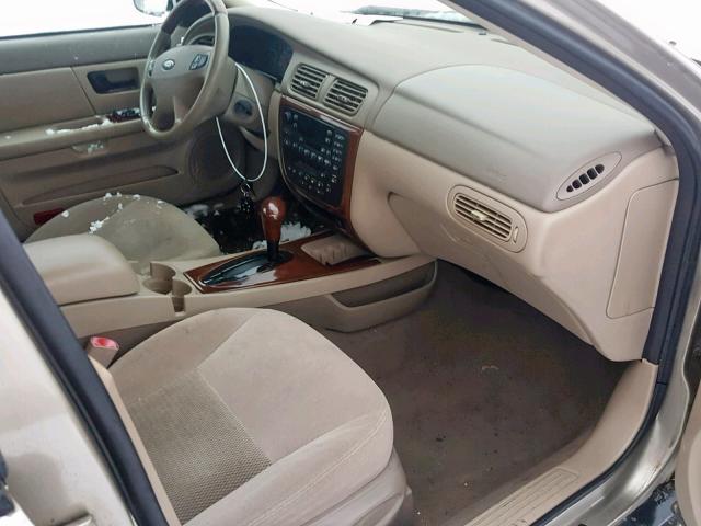 1FAFP56U63G177599 - 2003 FORD TAURUS SEL BEIGE photo 5