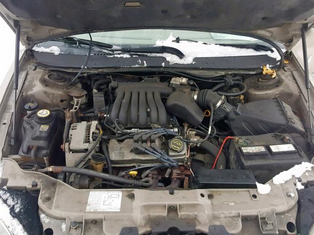 1FAFP56U63G177599 - 2003 FORD TAURUS SEL BEIGE photo 7