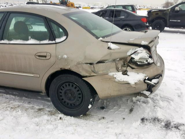 1FAFP56U63G177599 - 2003 FORD TAURUS SEL BEIGE photo 9