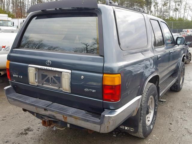 JT3VN39W0P0116832 - 1993 TOYOTA 4RUNNER VN GREEN photo 4