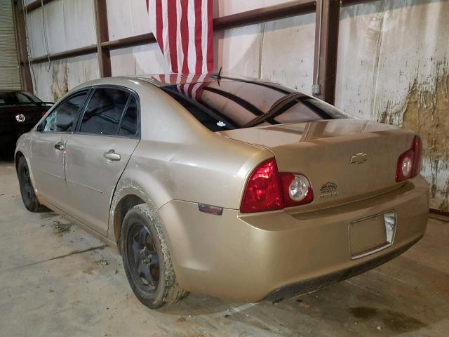 1G1ZG57B18F170005 - 2008 CHEVROLET MALIBU LS GOLD photo 3
