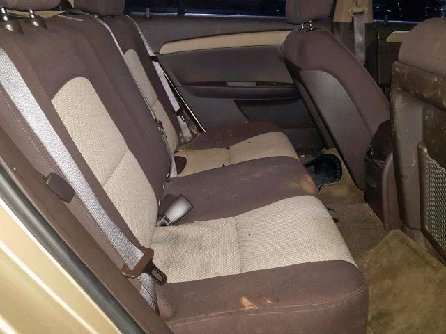 1G1ZG57B18F170005 - 2008 CHEVROLET MALIBU LS GOLD photo 6