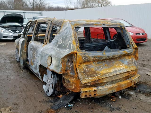 1J8FF47W28D577491 - 2008 JEEP COMPASS SP დამწვარი ფოტო 3