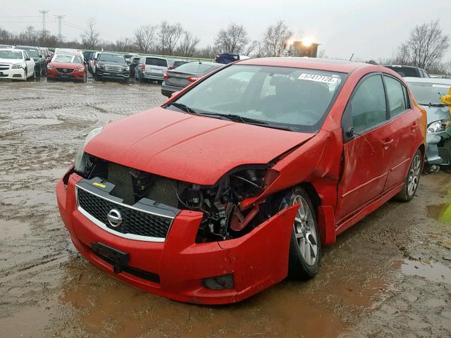 3N1BB61E88L696088 - 2008 NISSAN SENTRA SE- RED photo 2