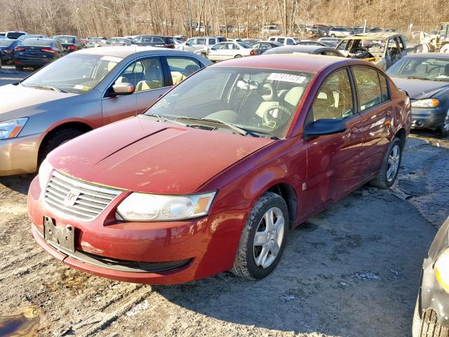 1G8AJ55F76Z208077 - 2006 SATURN ION LEVEL RED photo 2