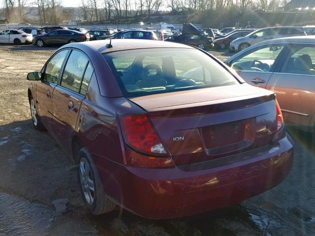 1G8AJ55F76Z208077 - 2006 SATURN ION LEVEL RED photo 3