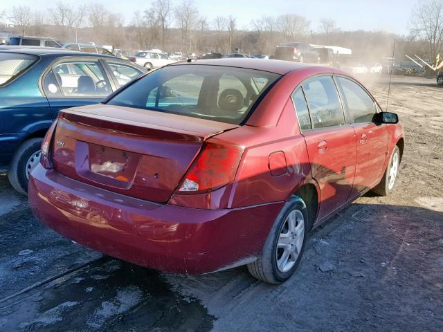 1G8AJ55F76Z208077 - 2006 SATURN ION LEVEL RED photo 4