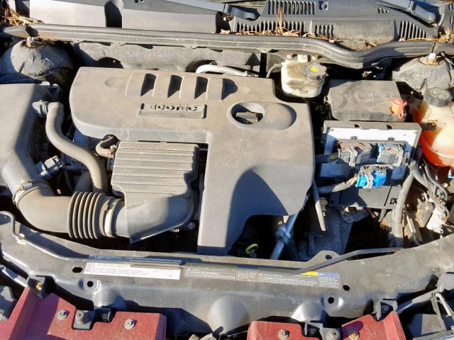 1G8AJ55F76Z208077 - 2006 SATURN ION LEVEL RED photo 7