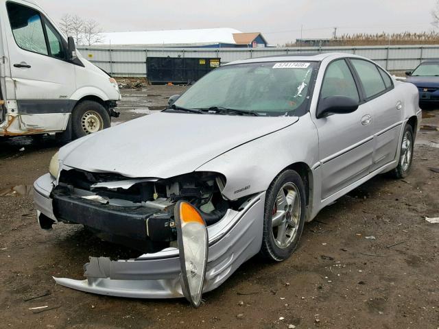 1G2NW52E63M621593 - 2003 PONTIAC GRAND AM G SILVER photo 2