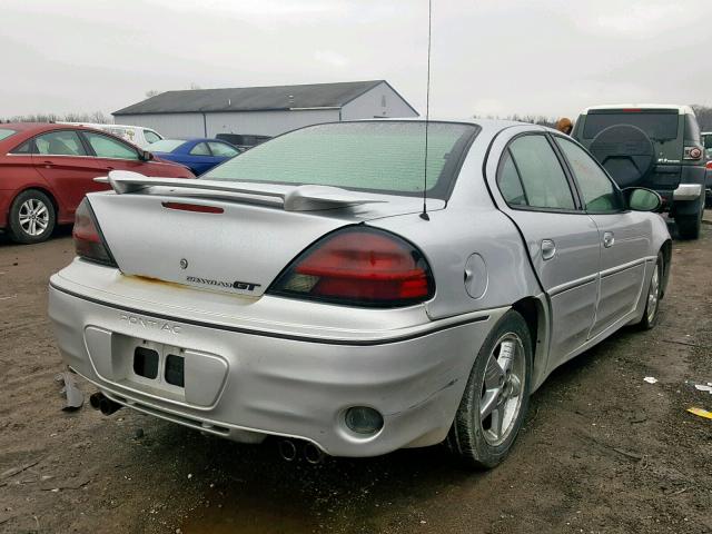 1G2NW52E63M621593 - 2003 PONTIAC GRAND AM G SILVER photo 4